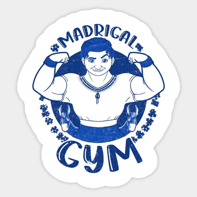 Madrigal Gym Sticker by Cromanart